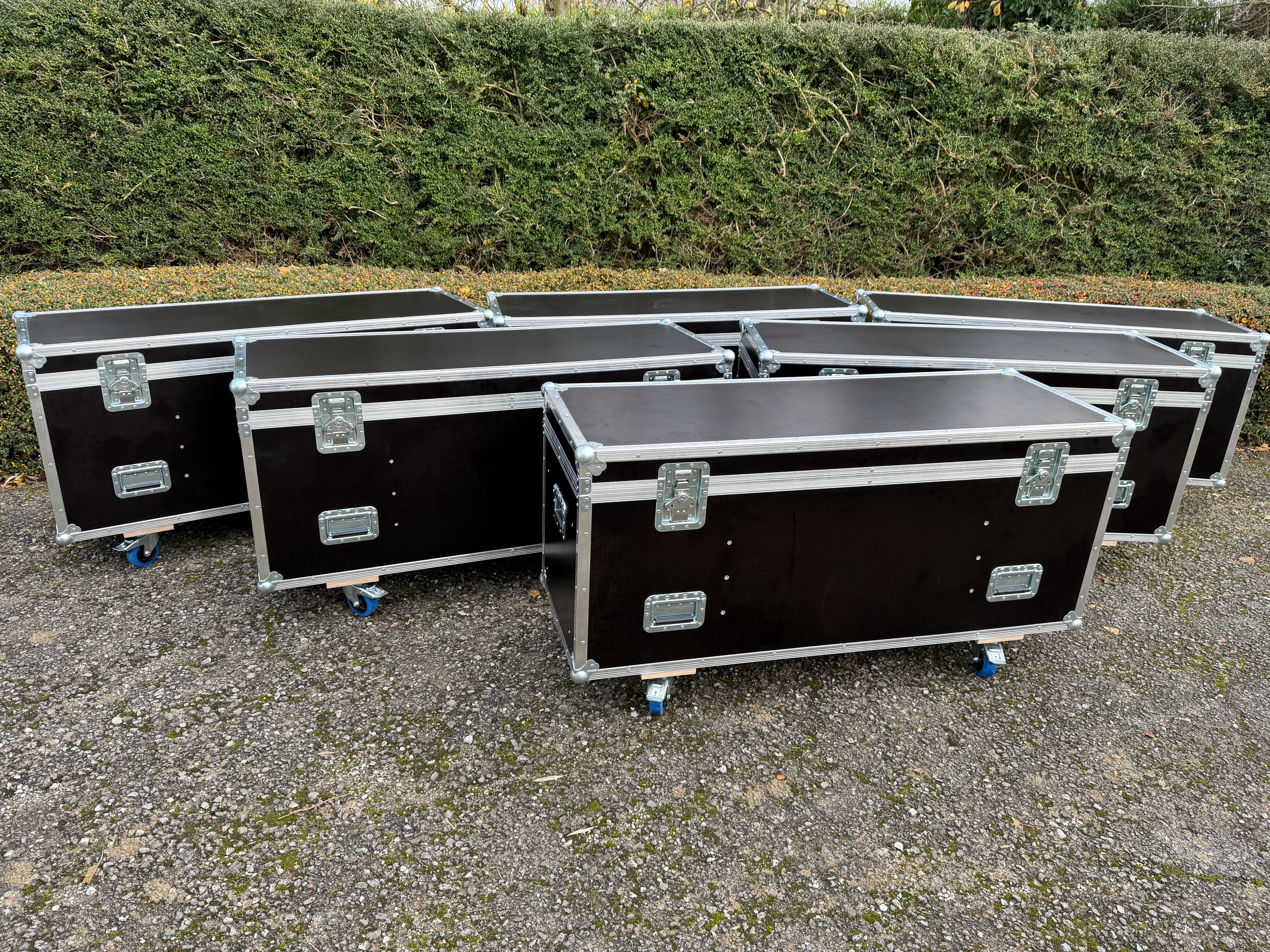Flight case - 8 Gravity Embase et mats